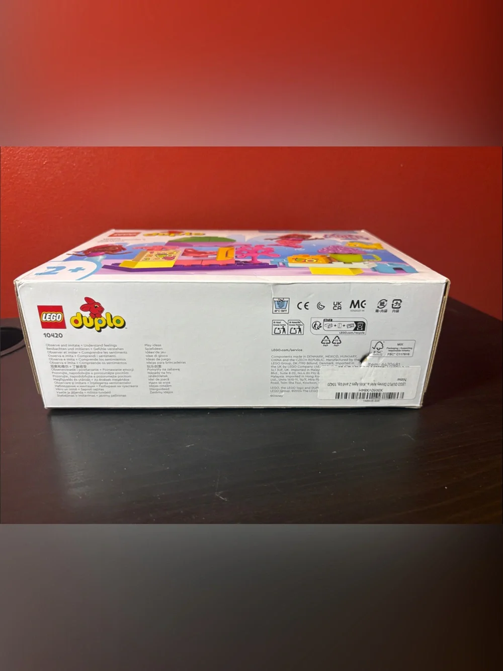 Lego Duplo Ariel Friends Playset with Pink Purple Green Yellow Blue Accents